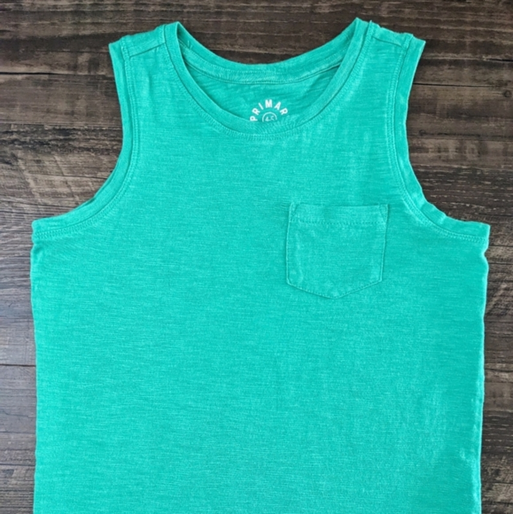 Primary Green Tank Top